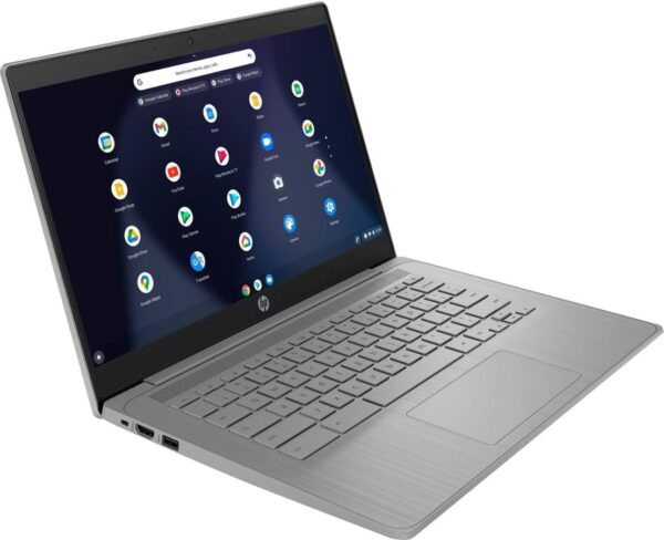 HP 2023 Chromebook Laptop, 14 Inch Display, Intel Celeron N4120 Processor, 4GB RAM, 64GB eMMC, Intel UHD Graphics 600, WiFi, Bluetooth, Chrome OS, Modern Gray - Image 2