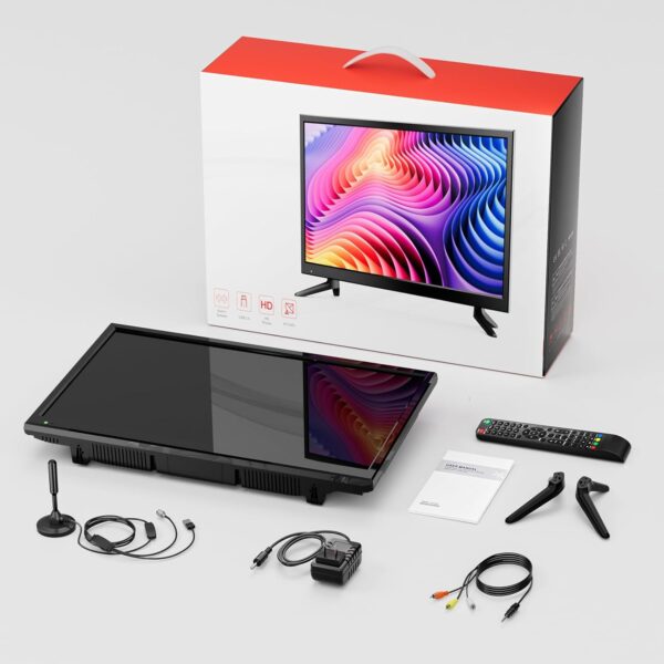 22 Inch TV DVD Your Mobile Home Entertainment Kitchen Bedroom Camping RV US TV DVD Combos Built in DVD Stellar Visuals Sound - Image 7