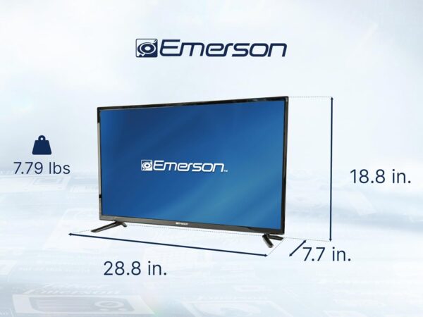 Emerson ET-3200 32" Class Full HD LED TV with 720p Resolution, HDMI and USB Inputs, Built-in Digital TV Tuner, Slim Design, and Energy-Efficient Display – Ideal for Home Entertainment and Gaming - Image 12