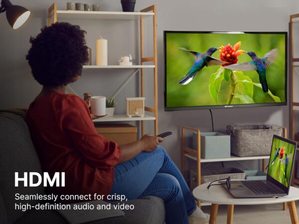 Emerson ET-3200 32" Class Full HD LED TV with 720p Resolution, HDMI and USB Inputs, Built-in Digital TV Tuner, Slim Design, and Energy-Efficient Display – Ideal for Home Entertainment and Gaming - Image 6