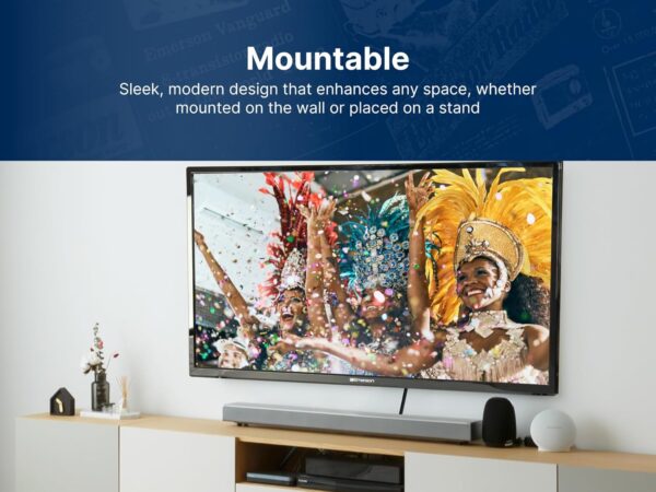 Emerson ET-3200 32" Class Full HD LED TV with 720p Resolution, HDMI and USB Inputs, Built-in Digital TV Tuner, Slim Design, and Energy-Efficient Display – Ideal for Home Entertainment and Gaming - Image 10