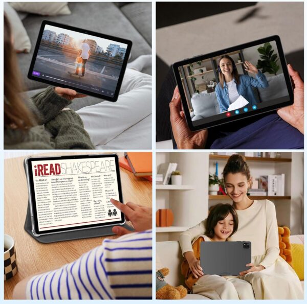 Tablet Android 15 Tablets 10 inch with Octa-Core Processor, 12GB RAM 64GB ROM 2TB Expand, 1280x800 HD Touchscreen, GPS, WiFi 5, Dual Camera, BT5.0, 6000mAh, Widevine L1, Google Tablet (Black) - Image 7
