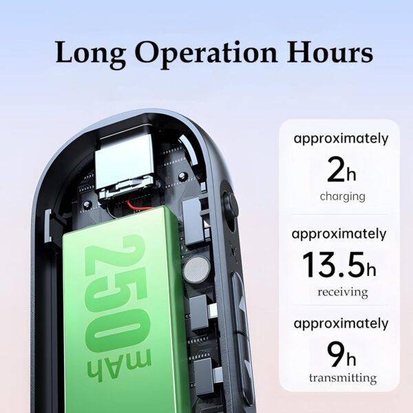 Bluetooth Transmitter Receiver Wireless Adapter: 2-in-1 Aux Audio 2 Headphones for Car TV Gym Airplane Travel Home - Image 4