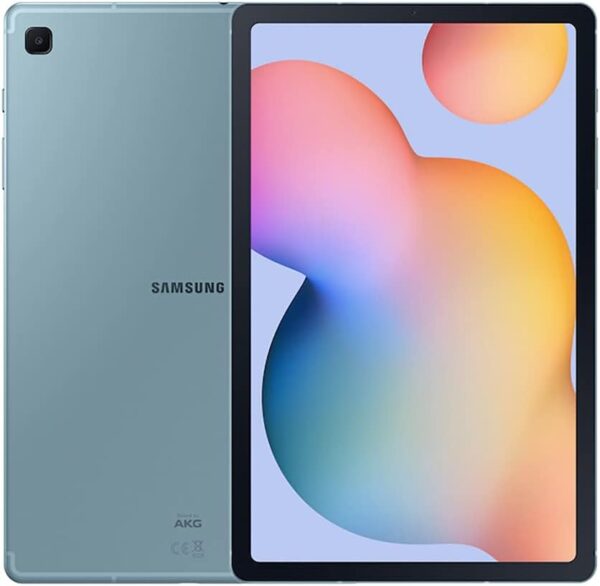 SAMSUNG Galaxy Tab S6 Lite 10.4" 64GB Android Tablet, LCD Screen, S Pen Included, Slim Metal Design, AKG Dual Speakers, 8MP Rear Camera, Long Lasting Battery, US Version, 2022, Angora Blue