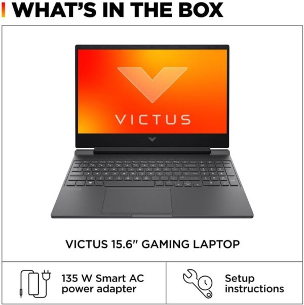 HP Victus 15.6" 144Hz FHD Gaming Laptop,AMD Ryzen 5 7535HS,16GB DDR5 RAM,1TB SSD,AMD Radeon RX 6550M,Beats RTX 2050,Backlit Keyboard,Windows11 Pro, Mica Silver - Image 9