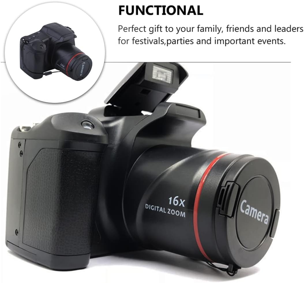 SOLUSTRE Cameras Digital Camera Portable 16x Zoom Video Camcorder Photography Telephoto Camera 4k Video Camera - Image 2