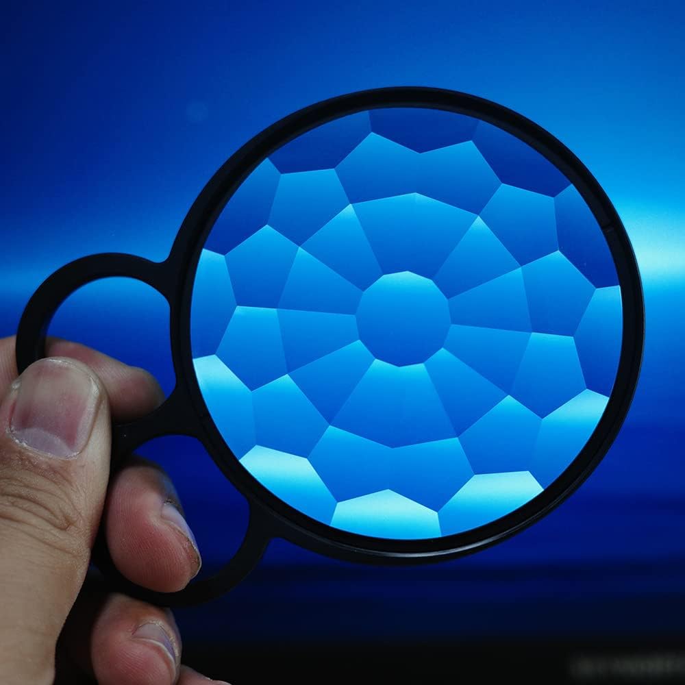 77mm Handheld Kaleidoscope Glass Prism Camera Filter Variable Number of Subjects SLR Photography Accessories - Image 2