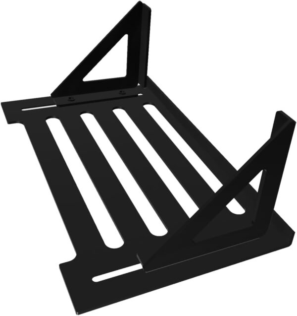 Diversity world Aluminum Alloy Adjustable Shelf for TV Top or PC Monitor, Screen Shelf, Applicable for Router, TV Box, Remote Controls,Speaker, Media Boxes and Home Decor (Black) (1) - Image 2