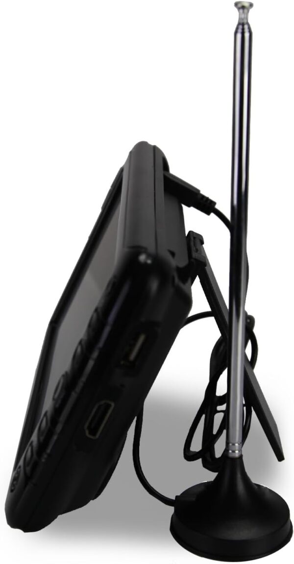 Emerson ET-7000 7" Portable Handheld Digital TV with Built-in Rechargeable Battery, HD Display, Multimedia Playback, USB/SD Card Support, and AC/DC Adapter | Compact TV for Home or Travel - Image 12