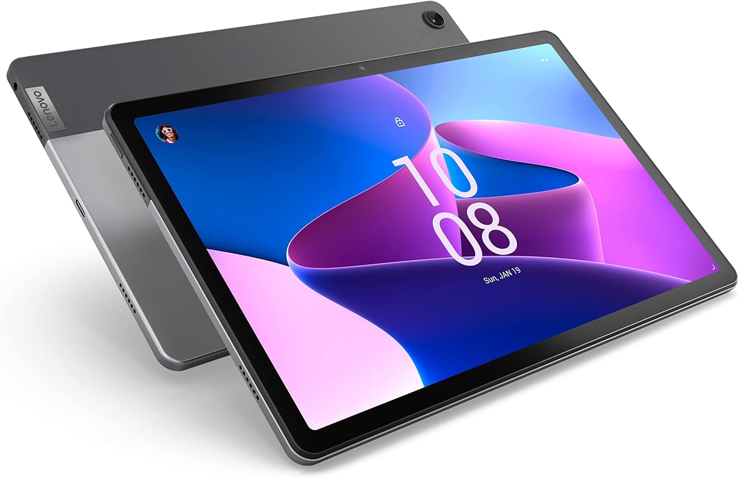 Lenovo Tab M10 Plus (3rd Gen) - 2022 - Long Battery Life - 10" FHD - Front & Rear 8MP Camera - 4GB Memory - 64GB Storage - Android 12 or Later, Gray