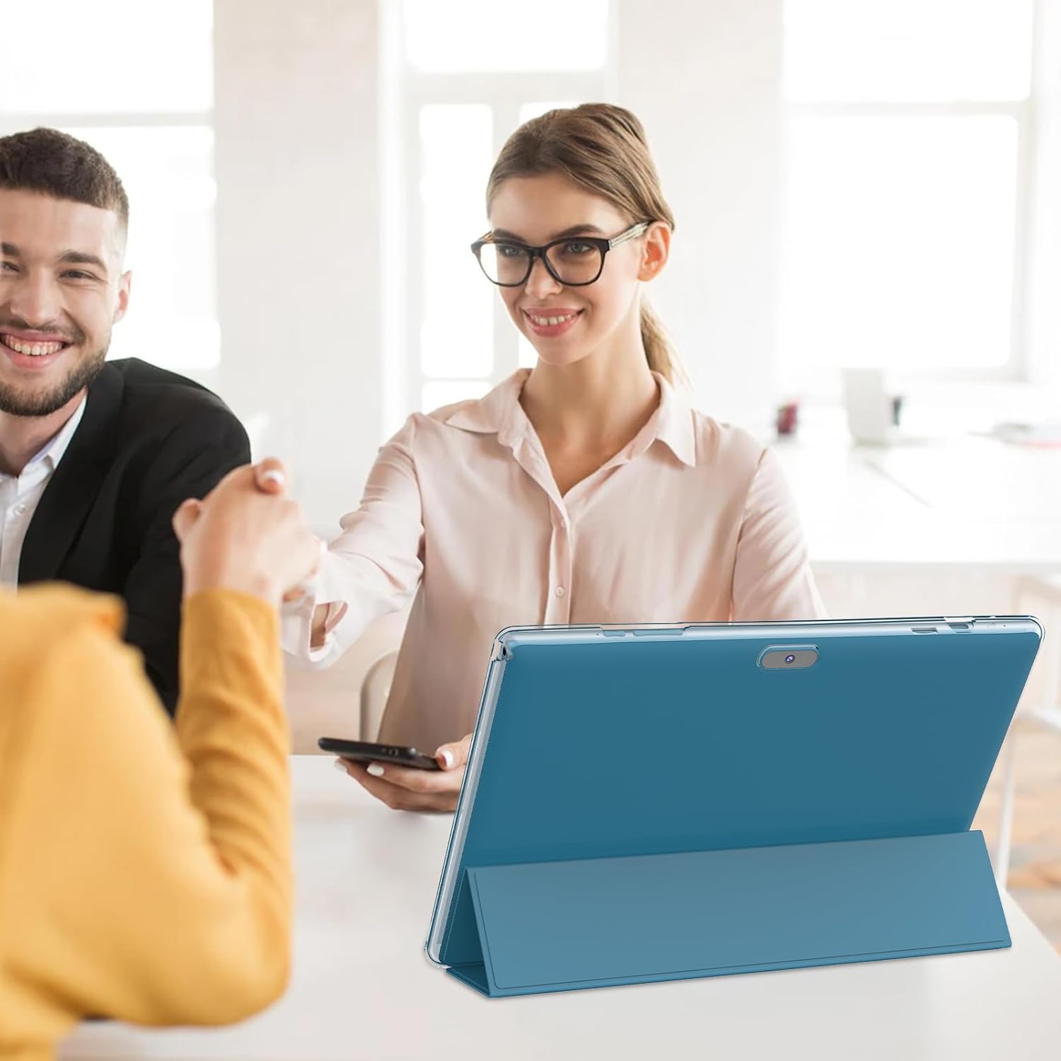 Android 13 Tablet 10 Inch, 12GB RAM+128GB ROM/1TB Expandable Tablet, 2 in 1 Tablets with Keyboard Case Mouse Stylus, 2.0GHz Quad-core CPU, 1280*800 IPS HD Screen, 5G WiFi6 BT 5.0, 8MP Camera Tablet PC - Image 5