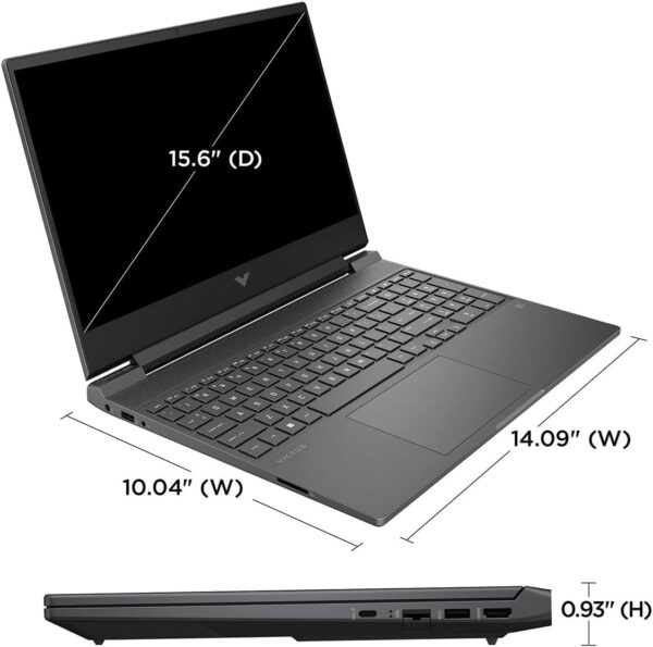 HP Victus 15 Gaming Laptop, 15.6" FHD 144Hz Display, AMD Ryzen 5 7535HS, 16GB DDR5 RAM, 512GB PCIe M.2 SSD, NVIDIA GeForce RTX 2050, HDMI, Webcam, Backlit Keyboard, Wi-Fi 6, Windows 11 Home, Silver - Image 7
