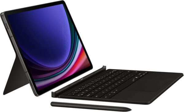 SAMSUNG Galaxy Tab S9 and S9 FE Book Cover Keyboard, Tablet Protector Case, PC- Like Experience, Magnetic Back, Versatile Viewing Positions, Wireless Keyboard Sharing, US Version, Black - Image 8
