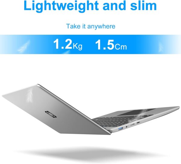 jumper Laptop, 12GB LPDDR4 256GB SSD, Laptop Computer with FHD 1920x1080 Display, Quad Core Celeron CPU, 35.52WH Battery, 2.4G+5G WiFi, BT4.0, 2 Speakers，Portable Laptops 14 Inch. - Image 7