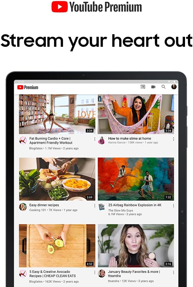 SAMSUNG Galaxy Tab S7 FE 12.4” 64GB WiFi Android Tablet, Large Screen, S Pen Included, Multi Device Connectivity, Long Lasting Battery, US Version, 2021, Mystic Black - Image 12