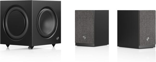 Audio Pro A28 Wireless Bookshelf Speakers | WiFi, Bluetooth 4.2, Multiroom Home Entertainment Stereo | Compatible w/AirPlay 2, Spotify | Black - Image 8