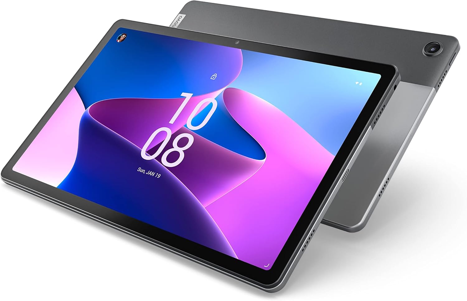 Lenovo Tab M10 Plus (3rd Gen) - 2022 - Long Battery Life - 10" FHD - Front & Rear 8MP Camera - 4GB Memory - 64GB Storage - Android 12 or Later, Gray - Image 2