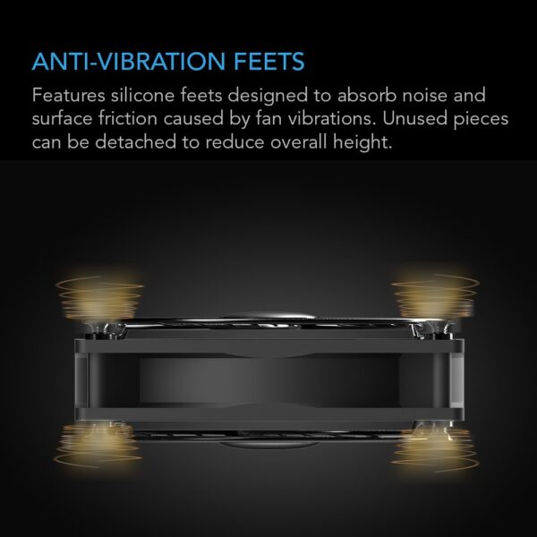 AC Infinity MULTIFAN S3, Quiet 120mm USB Fan, UL-Certified for Receiver DVR PlayStation Xbox Computer Cabinet Cooling - Image 5