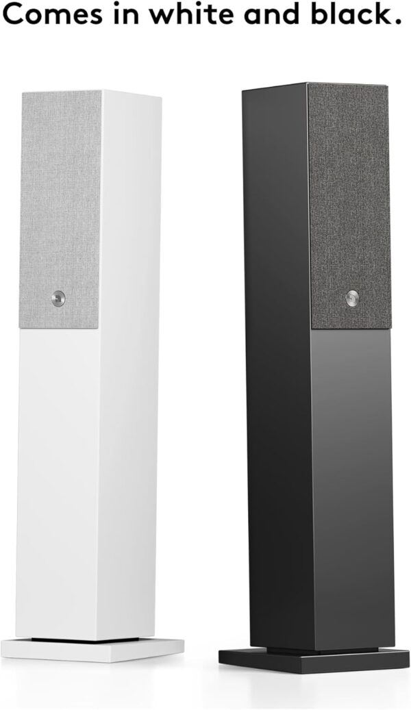 Audio Pro A38 Wireless Bluetooth Floorstanding Speakers | WiFi, HiFi, Multiroom Home Entertainment Stereo | Compatible w/Airplay 2, Spotify | for Ultimate TV Sound | White - Image 5