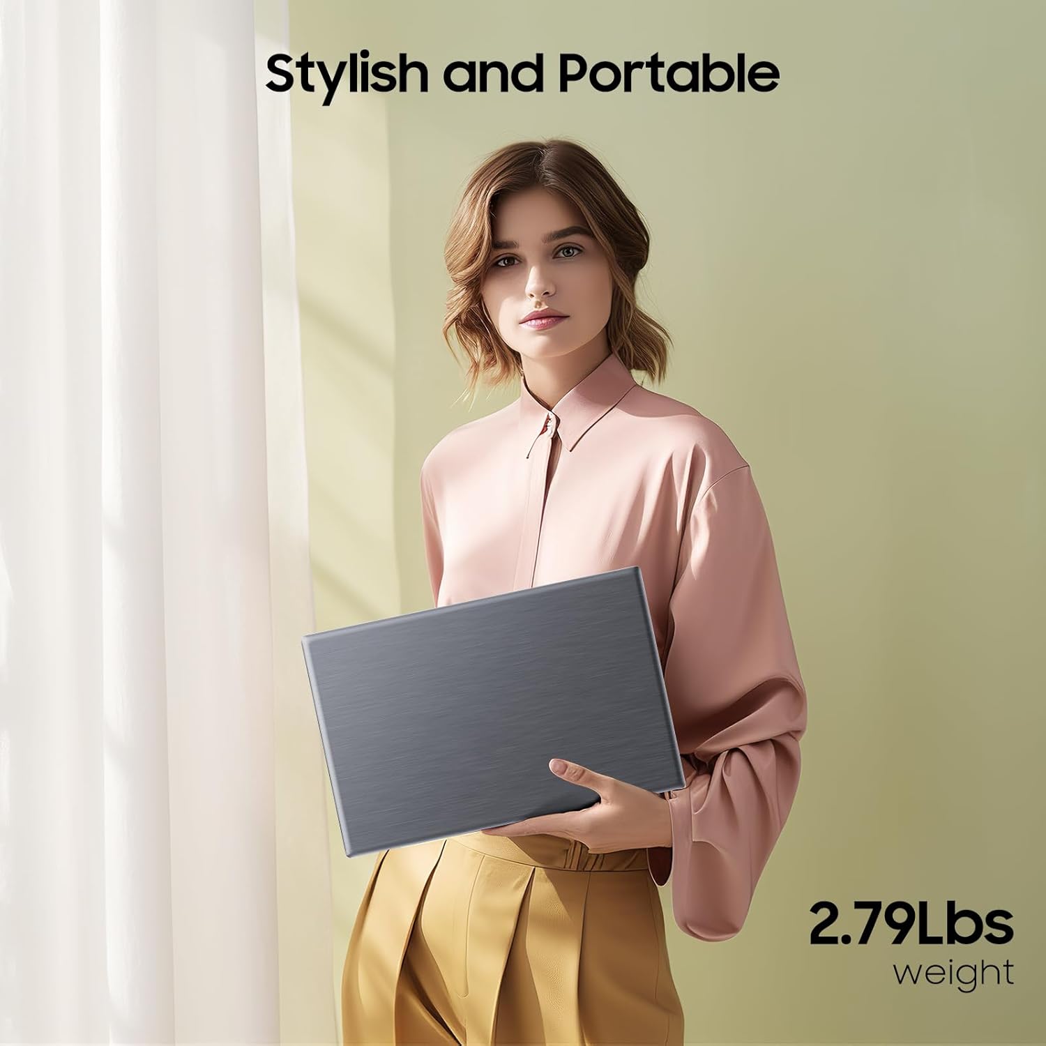 14.1" Windows 11 Pro Laptop Computer 8GB RAM 128GB SSD, Intel Celeron N5095(4C4T, up to 2.9Ghz) IPS Display, HDMI, Dual Band WiFi, BT5.0 Light and Thin Notebook PC for Work, School Student - Image 8