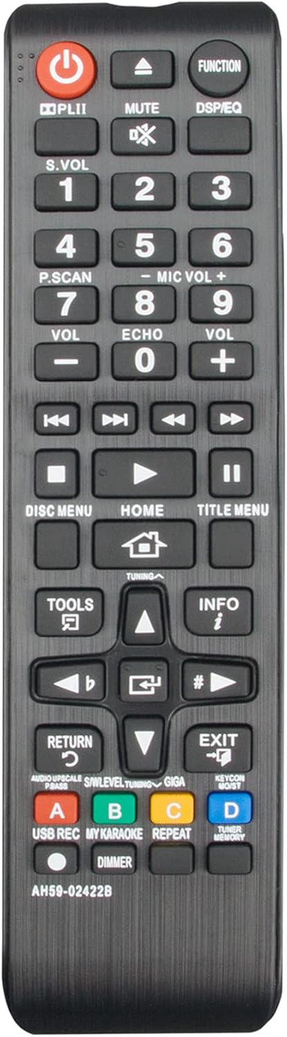 AH59-02422B Replacement Remote Control fit for Samsung Home Entertainment System HT-E353K HT-E353HK HT-E350K E350 HT-E350-no HT-E355K
