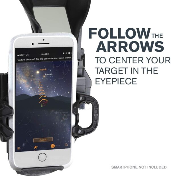 CELESTRON StarSense Explorer DX 130AZ Smartphone App-Enabled Telescope – Works with StarSense App to Help You Find Stars, Planets & More – 130mm Newtonian Reflector – iPhone/Android Compatible - Image 2