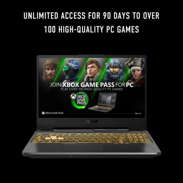 ASUS TUF Gaming A15 Gaming Laptop, 15.6” FHD 144Hz Display, NVIDIA® GeForce RTX™ 2050, AMD Ryzen™ 5 7535HS, 8GB DDR5, 512GB PCIe® Gen4 NVMe™ SSD, Wi-Fi 6, Windows 11, FA506NF-ES51 - Image 8