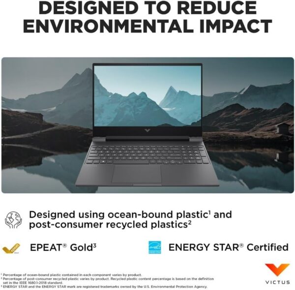 HP Victus 15.6" 144Hz FHD Gaming Laptop,AMD Ryzen 5 7535HS,16GB DDR5 RAM,1TB SSD,AMD Radeon RX 6550M,Beats RTX 2050,Backlit Keyboard,Windows11 Pro, Mica Silver - Image 8