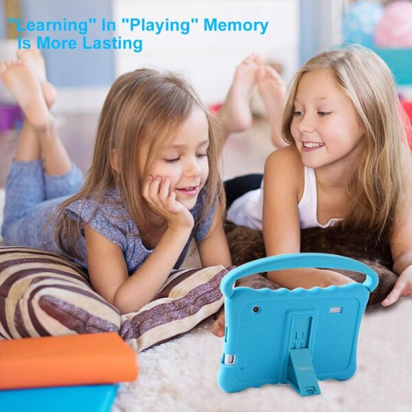 Kids Tablet 7 inch Toddler Tablet for Kids Edition Tablet with WiFi Dual Camera Children’s Tablet for Toddlers 32GB Android with Parental Controls Shockproof Case Tablet for kids ages 3-14(Blue） - Image 2