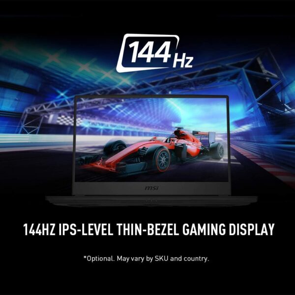 MSI Pulse GL66 Gaming Laptop: 15.6" 144Hz FHD 1080p Display, Intel Core i7-11800H, NVIDIA GeForce RTX 3070, 16GB, 512GB SSD, Win10, Black (11UGK-001) - Image 4