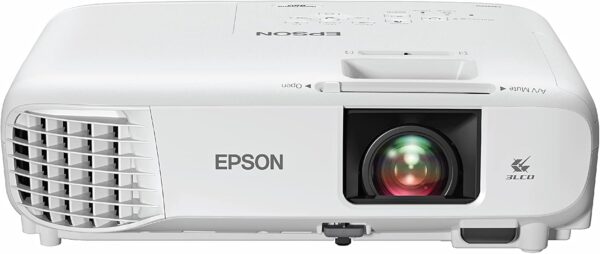 Epson 880X 3LCD 1080p Streaming Smart Portable Projector, Android TV, 3,300 Lumens Color Brightness, 3,300 Lumens White Brightness, Built-in Speaker, Bluetooth, 300-Inch Home Entertainment
