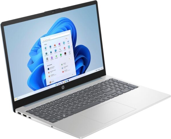 HP 15.6 Full HD Laptop, AMD Ryzen 5 7520U, 16GB RAM, 256GB SSD, Windows 11 Home, Natural Silver - Image 3