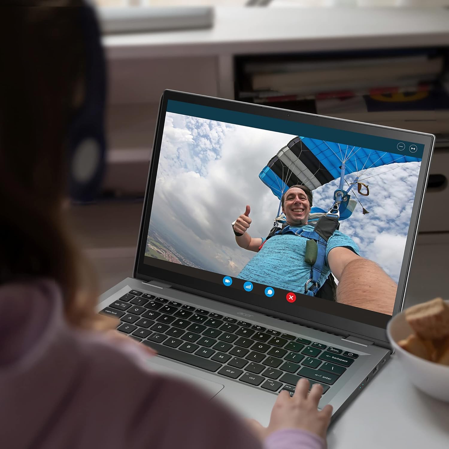 Acer Aspire 3 Spin 14 Convertible Laptop | 14" 1920 x 1200 IPS Touch Display | Intel Core i3-N305 | Intel UHD Graphics | 8GB LPDDR5 | 128GB SSD | Wi-Fi 6 | Windows 11 Home in S mode | A3SP14-31PT-37NV - Image 5