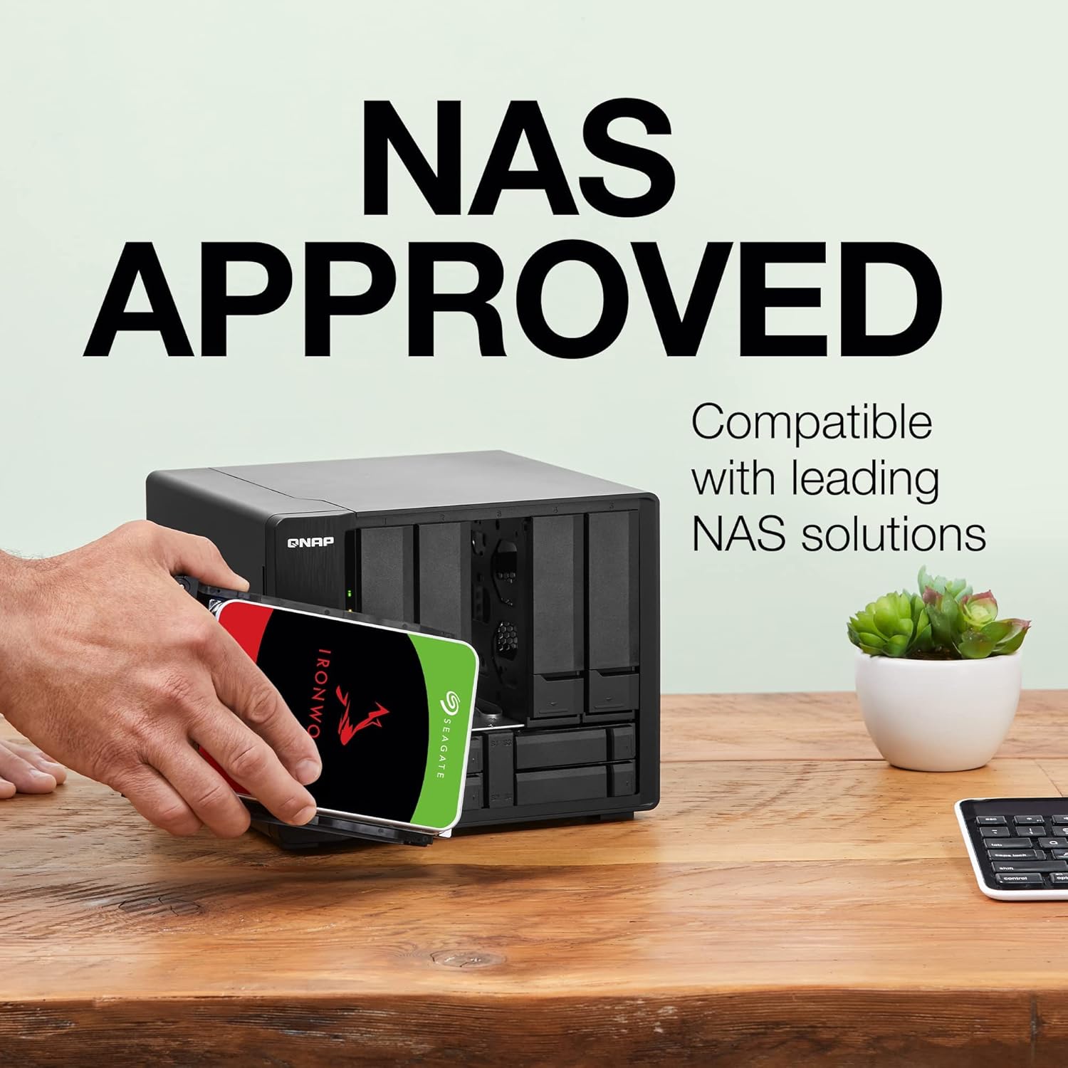 Seagate IronWolf 8TB NAS Internal Hard Drive HDD – 3.5 Inch SATA 6Gb/s 7200 RPM 256MB Cache for RAID Network Attached Storage – Frustration Free Packaging (ST8000VNZ04/N004) - Image 4