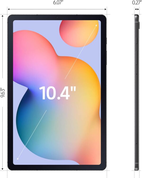 Samsung Galaxy Tab S6 Lite (2024) 10.4' 128GB WiFi Android Tablet, S Pen Included, Gaming Ready, Long Battery Life, Slim Metal Design, Expandable Storage, US Version, Oxford Gray, Amazon Exclusive - Image 8
