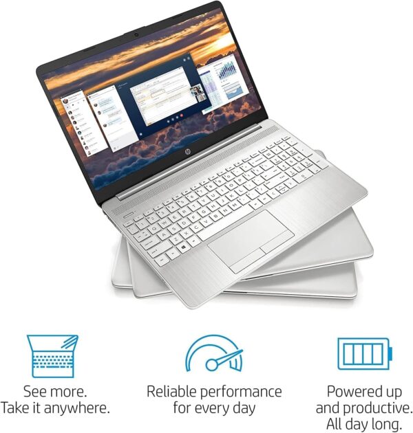 HP 15.6" HD Touchscreen Laptop 2023, 11th Gen Intel Core i5-1135G7 Up to 4.2 Ghz, Intel Iris Xe Graphics, HDMI, Webcam, Win11 +CUE Accessories (16GB RAM | 1TB SSD) - Image 2