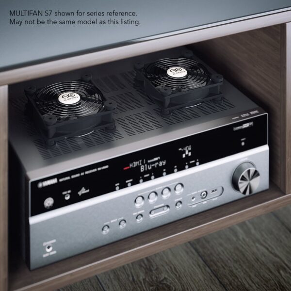 AC Infinity MULTIFAN S3, Quiet 120mm USB Fan, UL-Certified for Receiver DVR PlayStation Xbox Computer Cabinet Cooling - Image 7