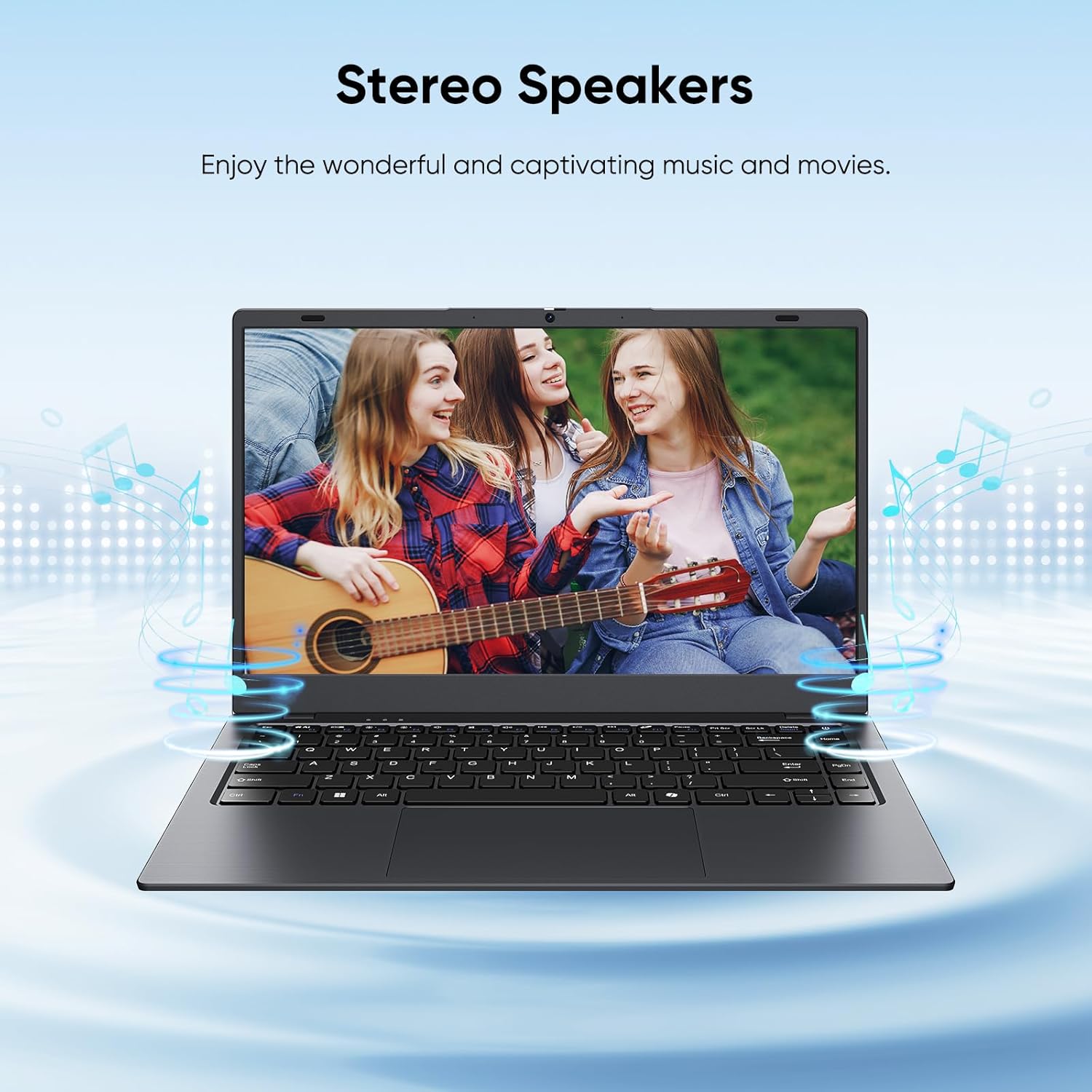 14.1" Windows 11 Pro Laptop Computer 8GB RAM 128GB SSD, Intel Celeron N5095(4C4T, up to 2.9Ghz) IPS Display, HDMI, Dual Band WiFi, BT5.0 Light and Thin Notebook PC for Work, School Student - Image 7