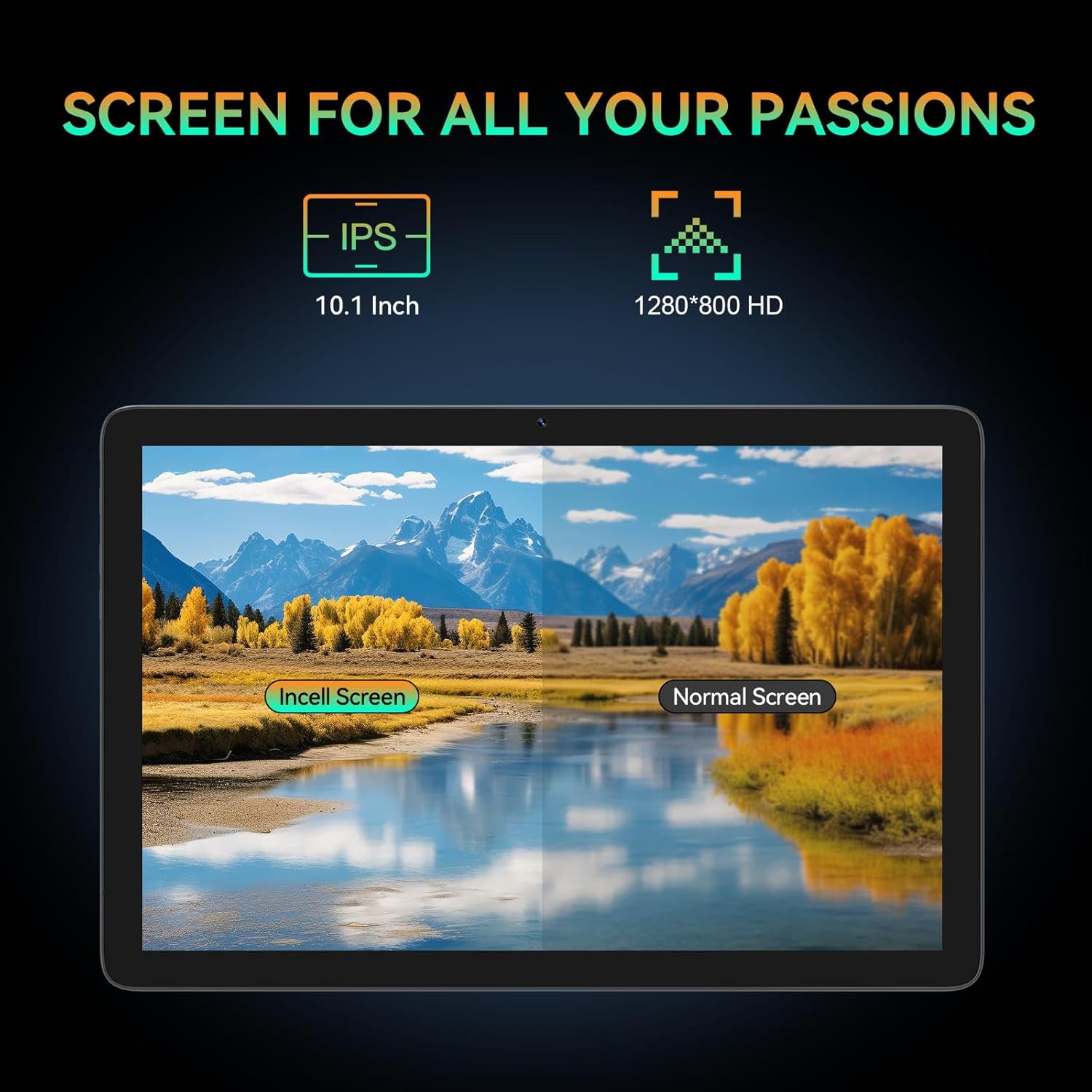 Android 14 Tablet 10.1 Inch Incell Large Screen, 2025 Latest 4G Cellular Tablet with Keyboard 14GB RAM(8+6 Virtual)+128GB ROM+1TB, 2 in 1 Octa-Core Tablet 5G WIFI 7000mAh Battery, Bluetooth/Mouse/Case - Image 5