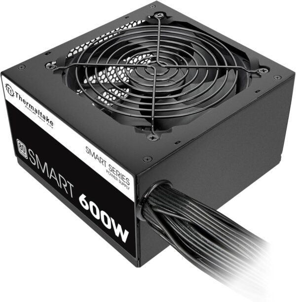 Thermaltake SMART 600W ATX 12V V2.3/EPS 12V 80 Plus Certified Active PFC Power Supply PS-SPD-0600NPCWUS-W - Image 6