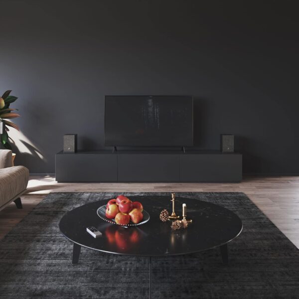 Audio Pro A28 Wireless Bookshelf Speakers | WiFi, Bluetooth 4.2, Multiroom Home Entertainment Stereo | Compatible w/AirPlay 2, Spotify | Black - Image 7