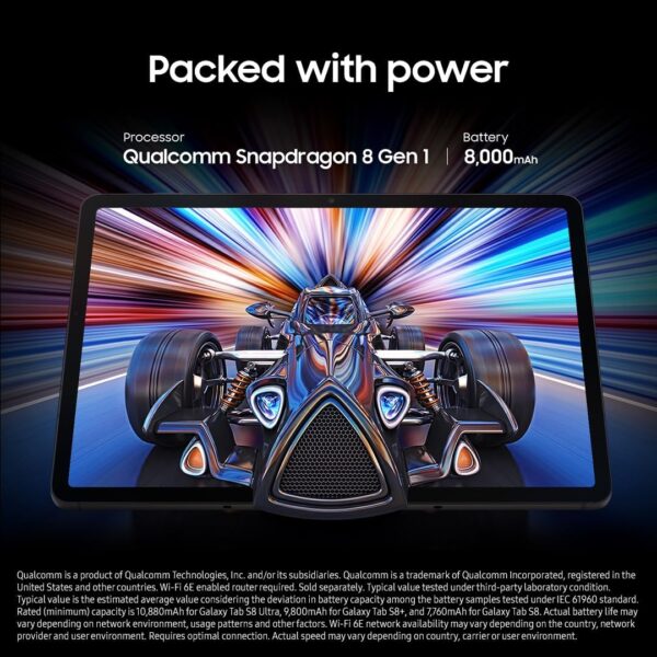 SAMSUNG Galaxy Tab S8 11” 128GB WiFi 6E Android Tablet, PC Experience, Large LCD Screen, S Pen Included, Ultra Wide Camera, Expandable Memory, Long Lasting Battery, US Version, 2022, Graphite - Image 5