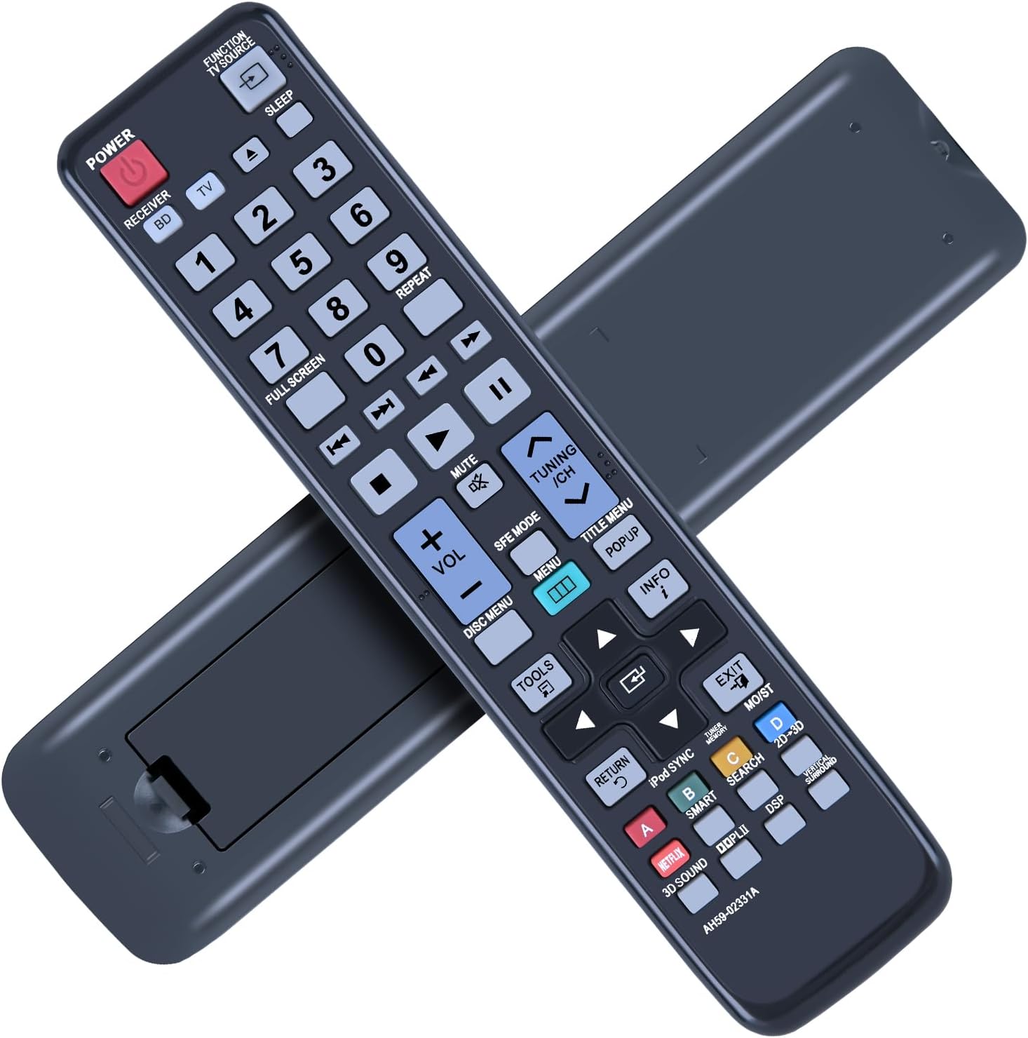 AH59-02331A Replaced Remote Control for Samsung Blu-ray Home Entertainment System HTD6500W HTD6730W HT-D6500W HT-D6730W - Image 9