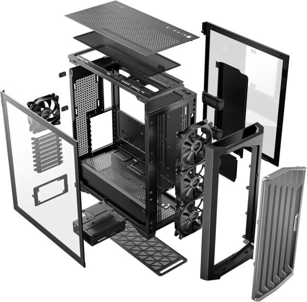 Antec Performance 1 FT, Full Tower, RTX40 Fully Compatible, Temp Display, 4 x Storm T3 PWM Fans, Type-C, Dual TG Side Panels, Removable Top Bracket, High Airflow Mesh Front Panel, E-ATX PC Gaming Case - Image 21