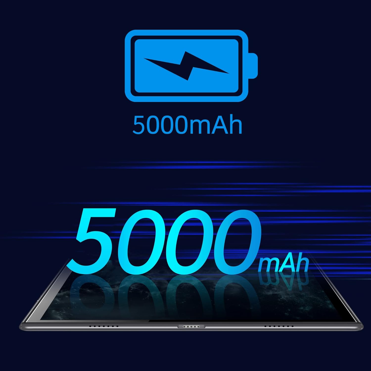 BYYBUO SmartPad A10_L Tablet 10.1 inch Android 13 Tablets, 4GB RAM 64GB ROM Quad-Core Processor 5000mAh Battery, 1280x800 IPS HD Touchscreen 5MP+8MP Camera, Bluetooth,WiFi (Grey) - Image 6