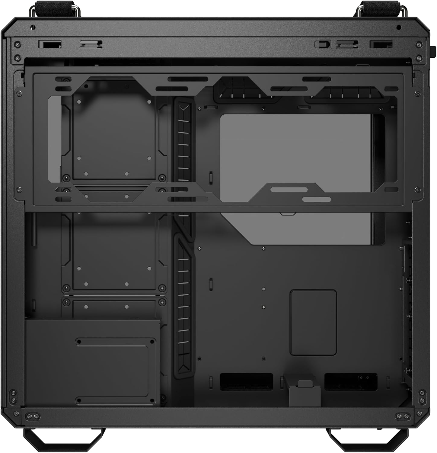 ASUS TUF Gaming GT502 Horizon ATX Mid-Tower Gaming Case (Boundless Panoramic Design, Dual-Chamber, Independent CPU and GPU Cooling Zones, Tool-Free Side Panels, USB 10 Gbps Type-C® Front Panel) - Image 13