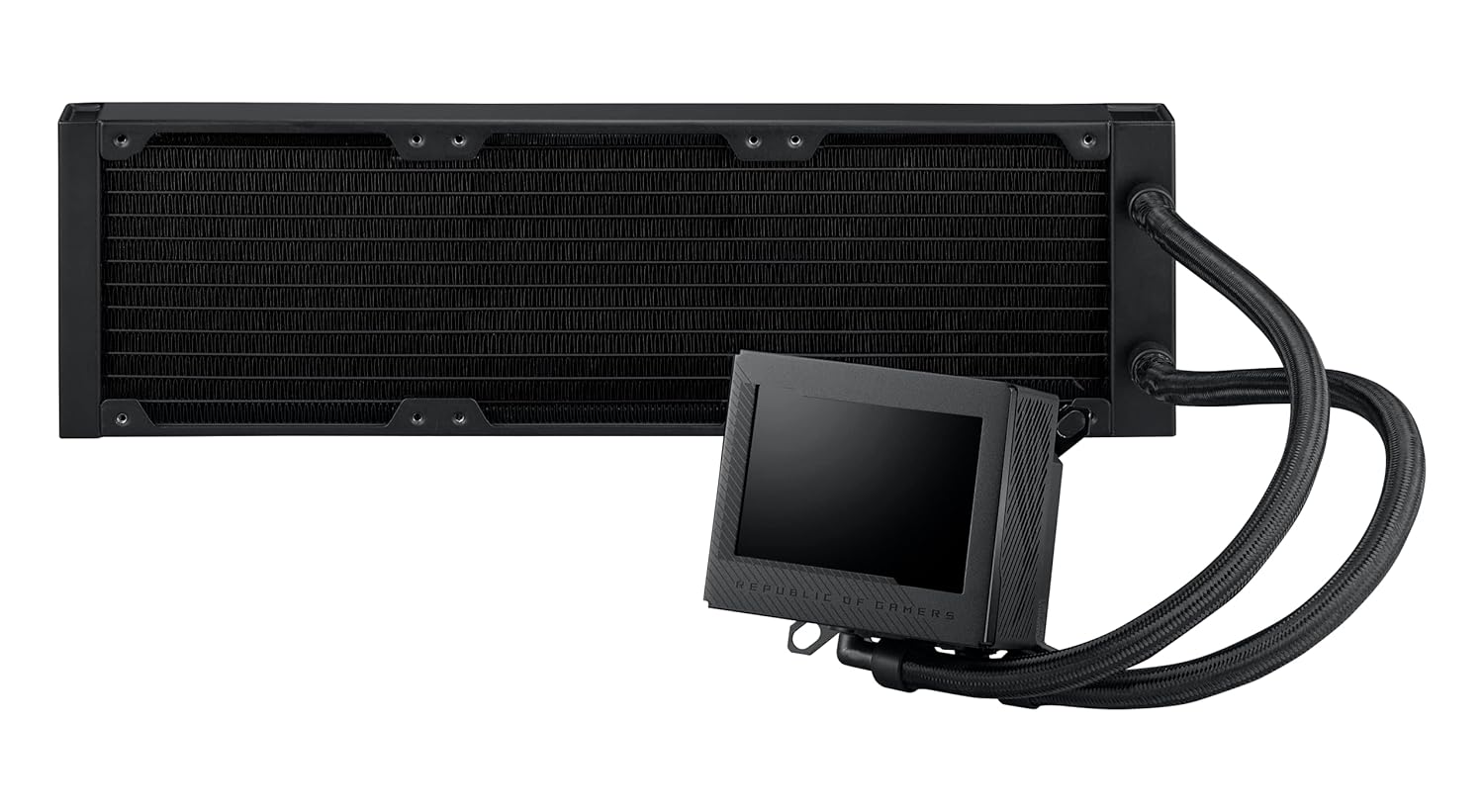 ASUS ROG Ryujin III 360 All-in-one Liquid CPU Cooler with 360mm Radiator. Asetek 8th gen Pump, 3X Noctua industrialPPC 120mm Fans, 3.5” Color LCD - Image 7