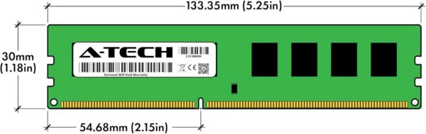 A-Tech RAM 16GB Kit (4x4GB) DDR3 1333 MHz PC3-10600 DIMM - Desktop Computer Memory - CL9 240-Pin UDIMM Non-ECC Unbuffered Upgrade Modules - Image 7