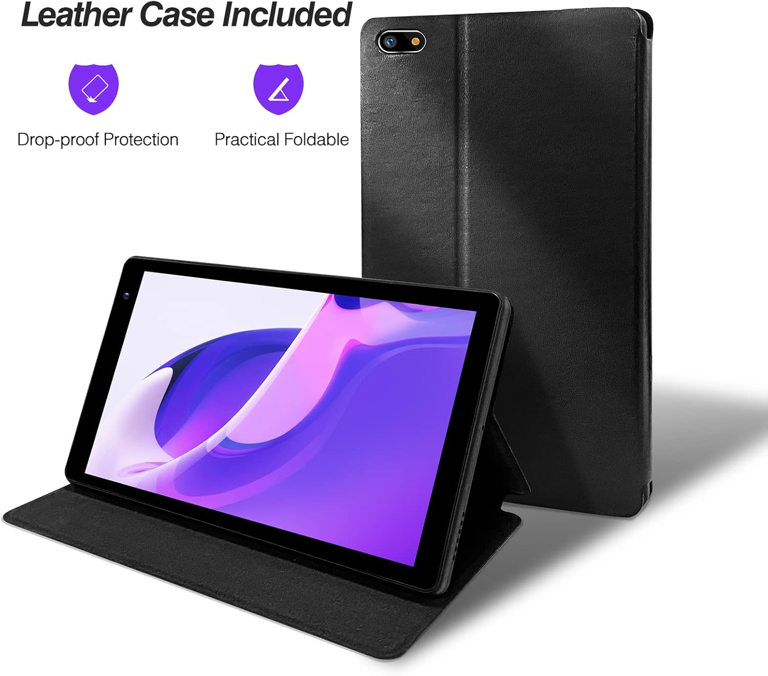 PRITOM 7 inch Tablet 32 GB -Android 13 Tablet PC with Quad Core Processor, HD IPS Display, Dual Camera, WiFi, Bluetooth, Tablet with Case, 2024 - Image 7