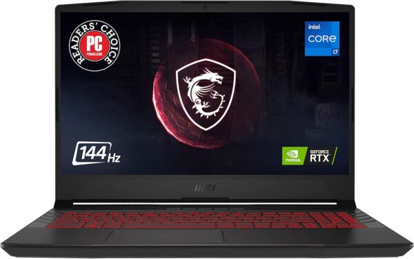 MSI Pulse GL66 Gaming Laptop: 15.6" 144Hz FHD 1080p Display, Intel Core i7-11800H, NVIDIA GeForce RTX 3070, 16GB, 512GB SSD, Win10, Black (11UGK-001)